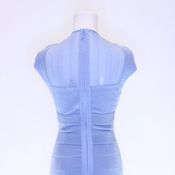 Herve Leger Sheer Bustier Gown XS - Picture 9 of 11